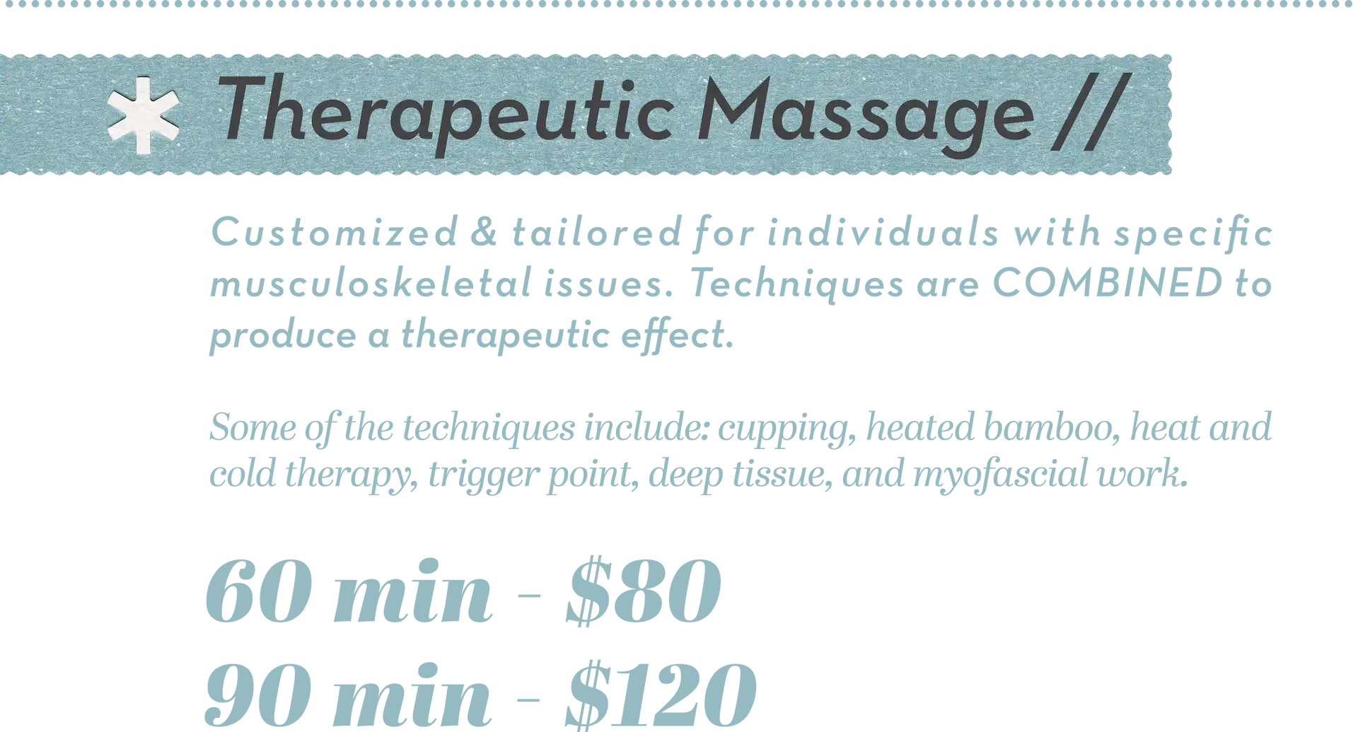 Massage Services